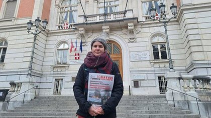Illustration Marie Ducruet, tête de liste Lutte ouvrière « pour les travailleurs » à Chambéry