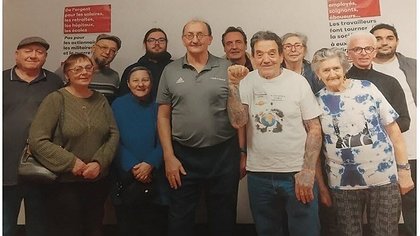 Illustration Frouard : Lucien Aubert présente la liste Lutte Ouvrière