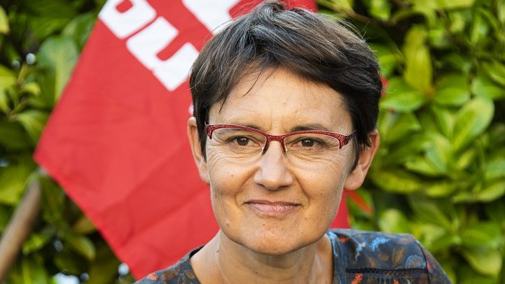 Illustration - « Nous sommes dans une guerre de classes » : Nathalie Arthaud (Lutte ouvrière) à Sens pour mobiliser les travailleurs