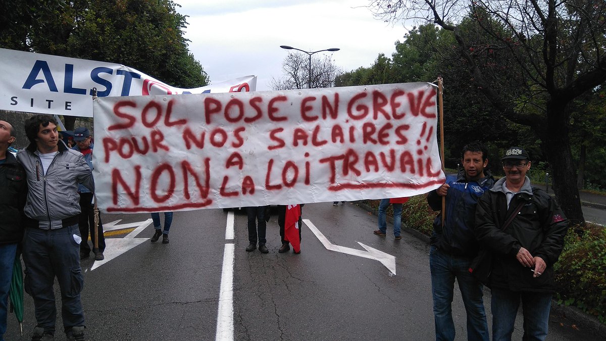 Illustration - Les ouvriers de Sol Pose en grève : ”marre d'être pris pour des vaches à lait”