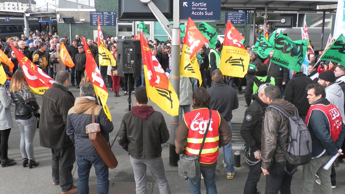 Illustration - Grève contre les attaques de la direction