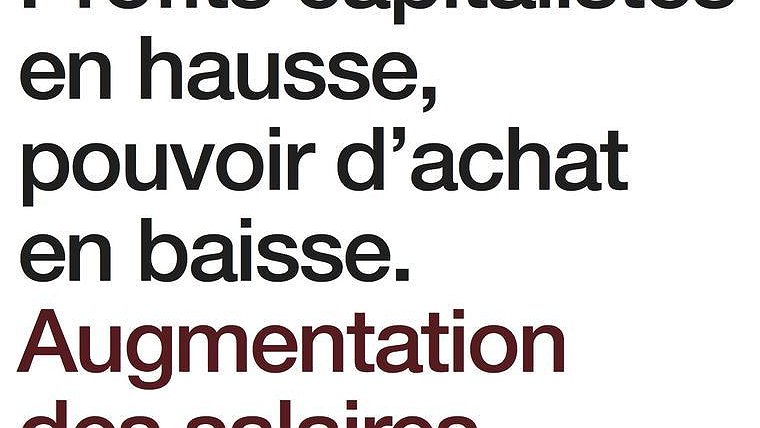 Illustration - Mouvement pour une hausse des salaires