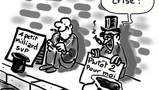 Illustration - L’argent de l’Etat coule à flots dans les caisses du patronat