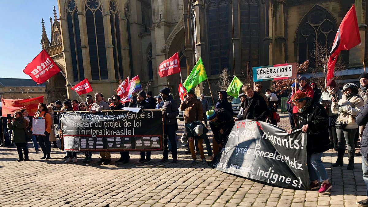 Illustration - Près de 300 manifestants à Metz
