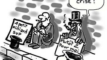 Illustration - Toujours plus pour General Electric et toujours moins pour les services publics et la population