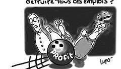 Illustration - Nestlé supprime des postes pour augmenter ses profits