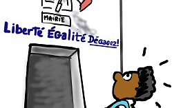 Illustration - Manifestation contre l’expulsion d’une famille albanaise