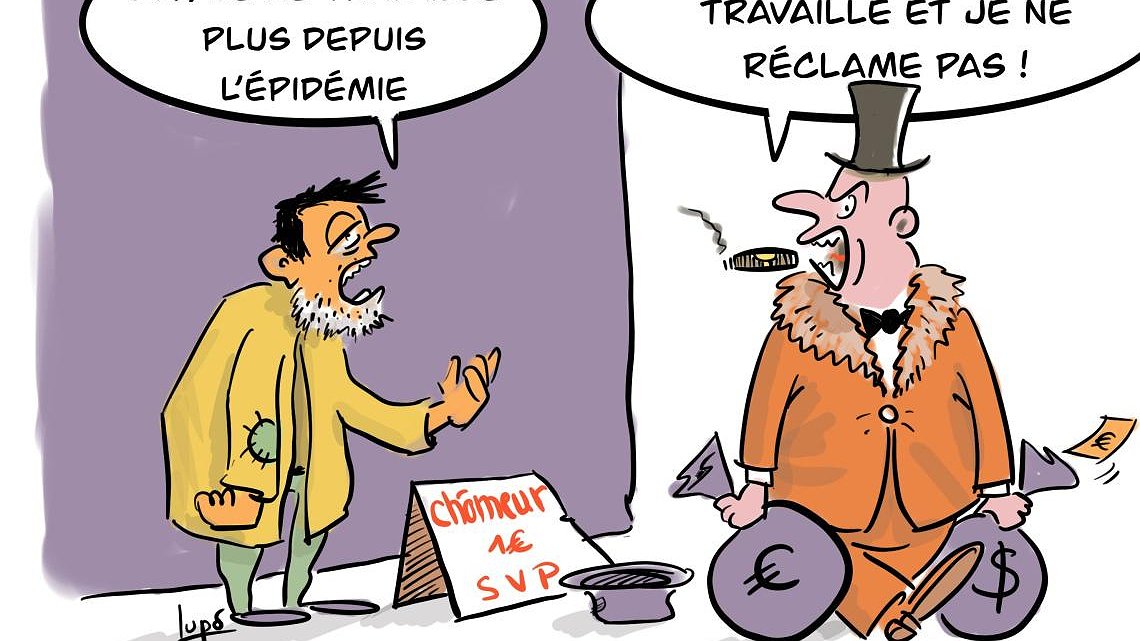 Illustration - Restos du cœur : État du fric