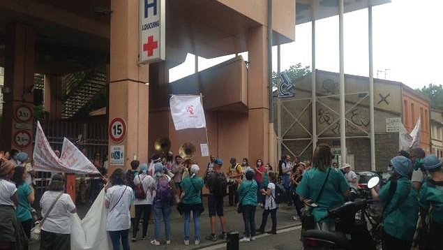 Illustration - Hôpital Ducuing : « Du blé pour la santé, pas pour les financiers »