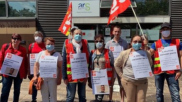 Illustration - Mobilisation de soutien à un inspecteur du travail suspendu 