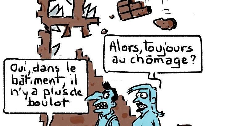 Illustration - Ce n’est pas seulement l’immeuble qui est délabré