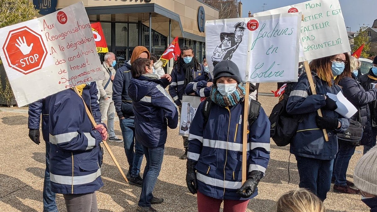 Illustration - Postiers en lutte