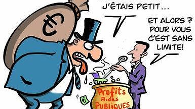 Illustration - Impôt : le patronat crie famine sur un tas de blé