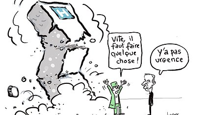 Illustration les hôpitaux saturés