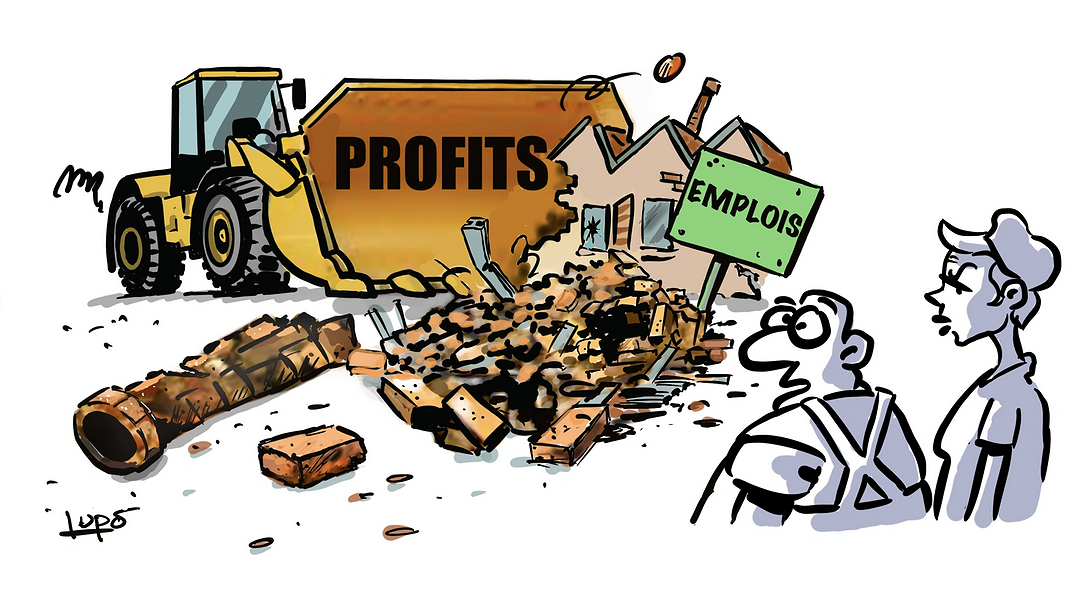 Illustration - non aux licenciements !