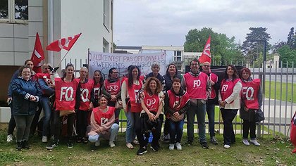 Illustration les travailleurs en lutte