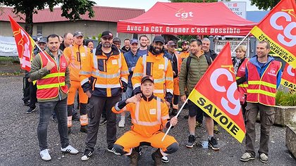 Illustration Grève à la collecte des déchets