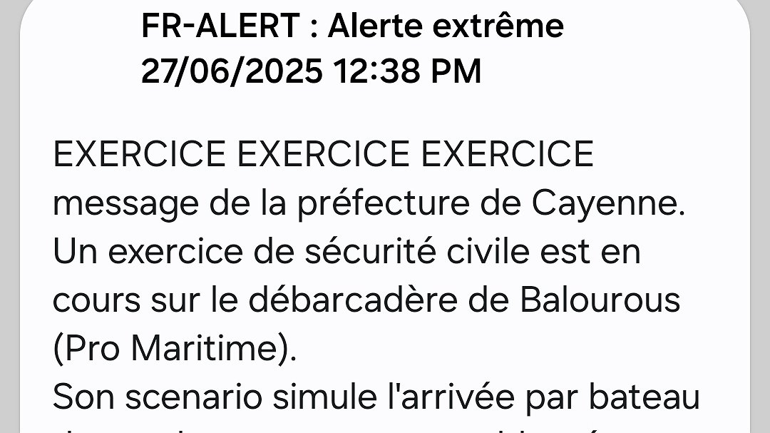 Illustration - un exercice d’alerte    prémisse de la guerre à venir