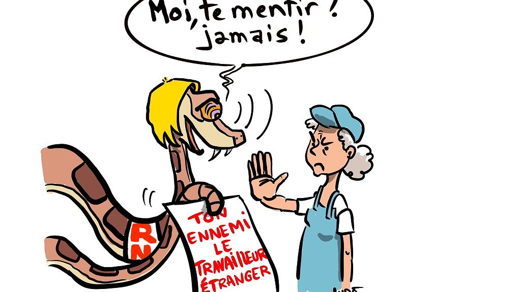 Illustration - la droite à l’unisson du RN