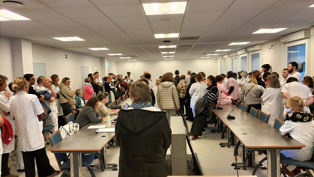 Illustration La colère monte au CHU de Besançon