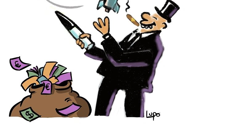 Illustration La guerre à venir est déjà un fructueux marché !