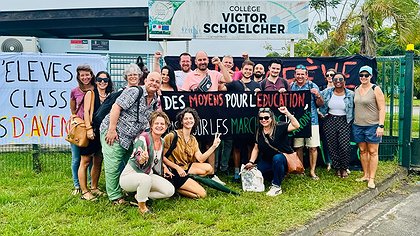 Illustration Grève au collège Victor Schoelcher, la lutte paie !
