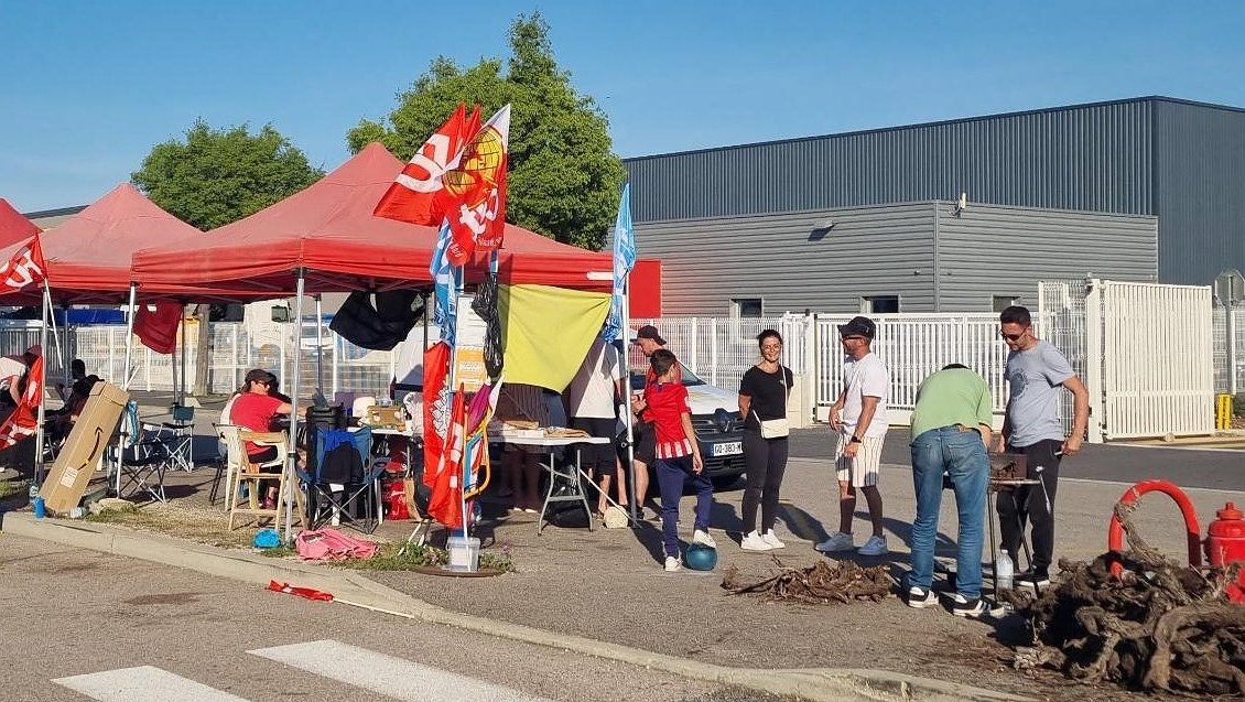 Illustration - Les travailleurs de Cémoi en grève pour les salaires