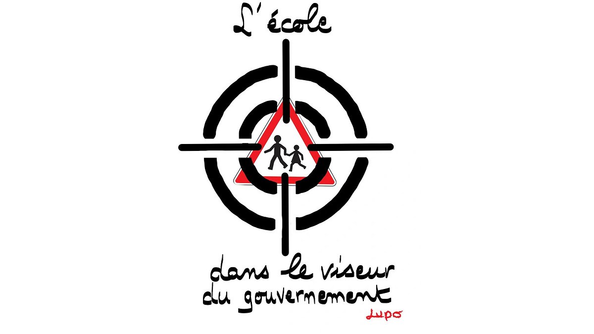 Illustration - Des moyens pour les écoles, pas les canons !