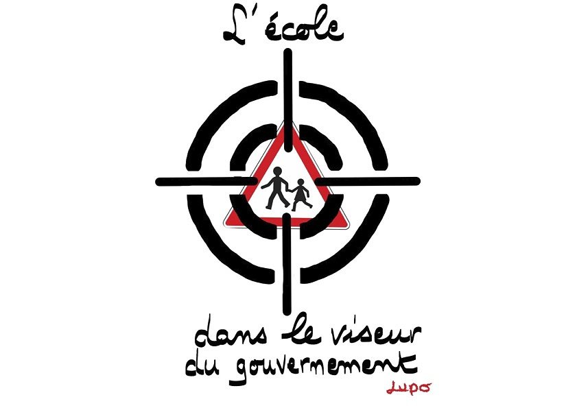 Illustration - Non à la baisse du nombre d’enseignants