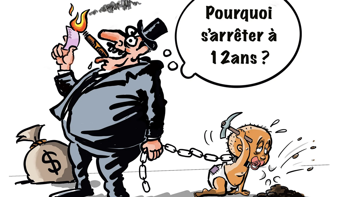 Illustration l'exploitation tue