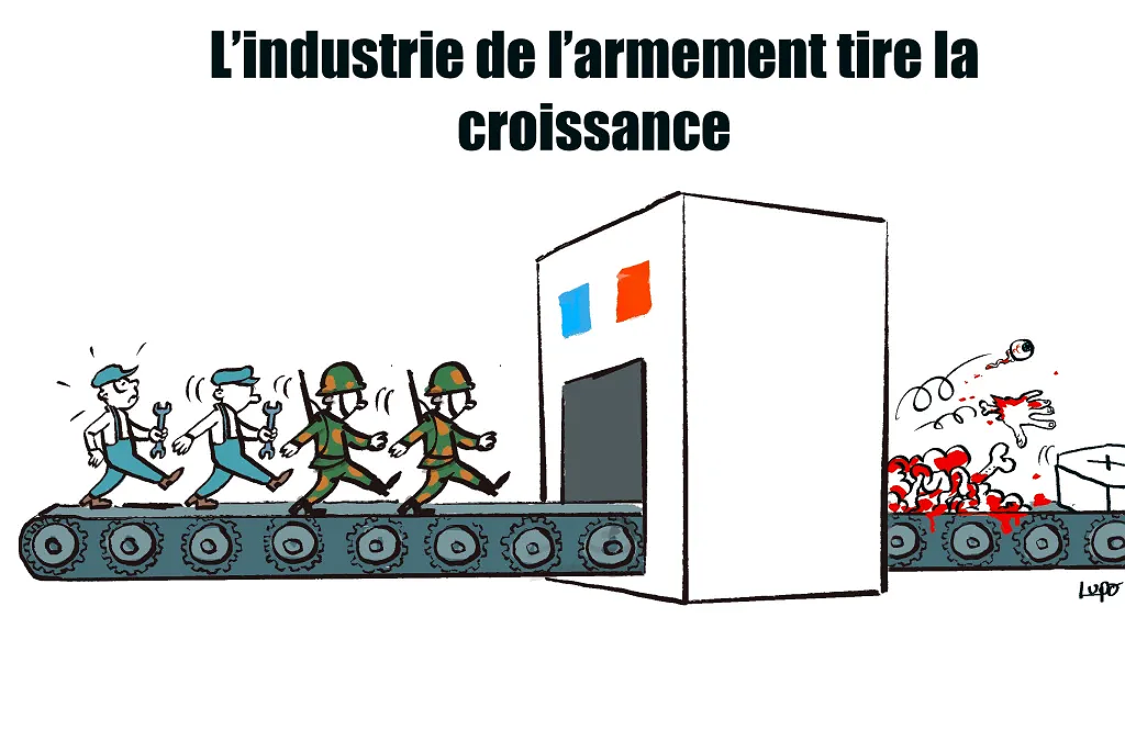 Illustration - Marche à la guerre et marché de la guerre