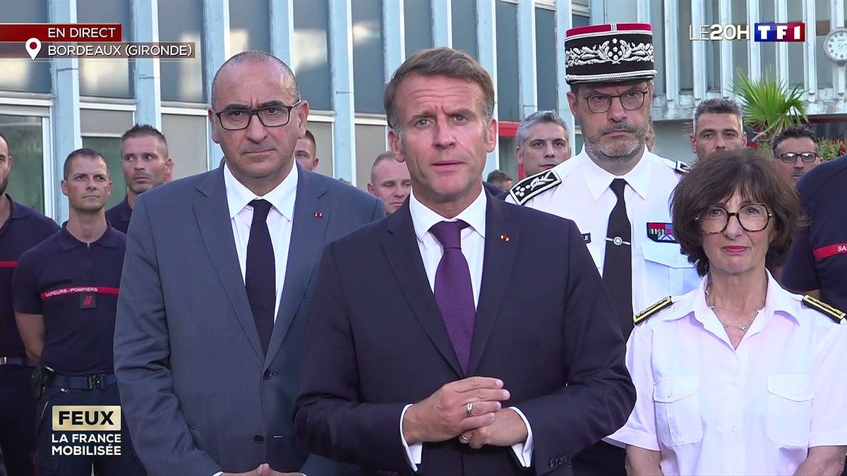 Illustration - Macron en Gironde : brasser du vent n’éteindra pas l’incendie