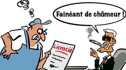 Illustration Hold-up sur le dos des travailleurs
