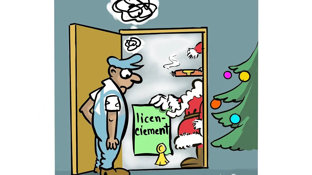Illustration 60 ouvriers envoyés au chômage