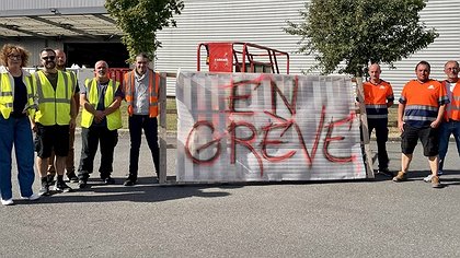 Illustration Grève contre la fermeture chez TK Accelis Plastics