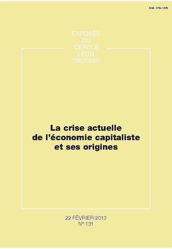 Illustration - La crise actuelle de l’économie capitaliste et ses origines