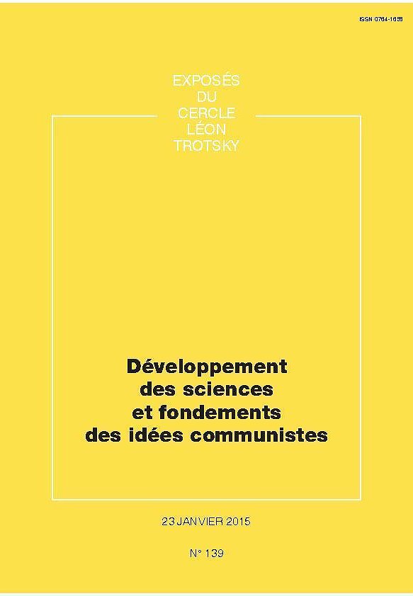 Illustration - Développement des sciences et fondements des idées communistes