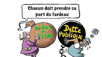 Illustration - Dette, budget, inflation : les travailleurs paient, les capitalistes encaissent