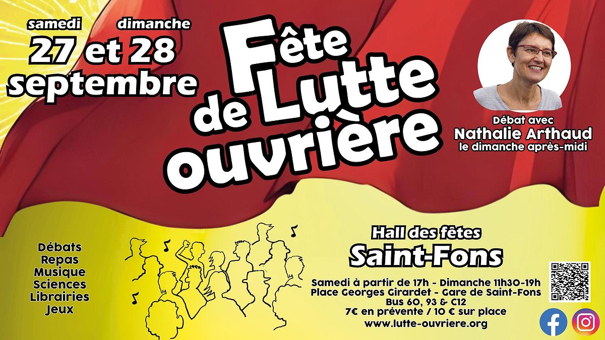 Illustration - Fête lyonnaise de Lutte Ouvrière