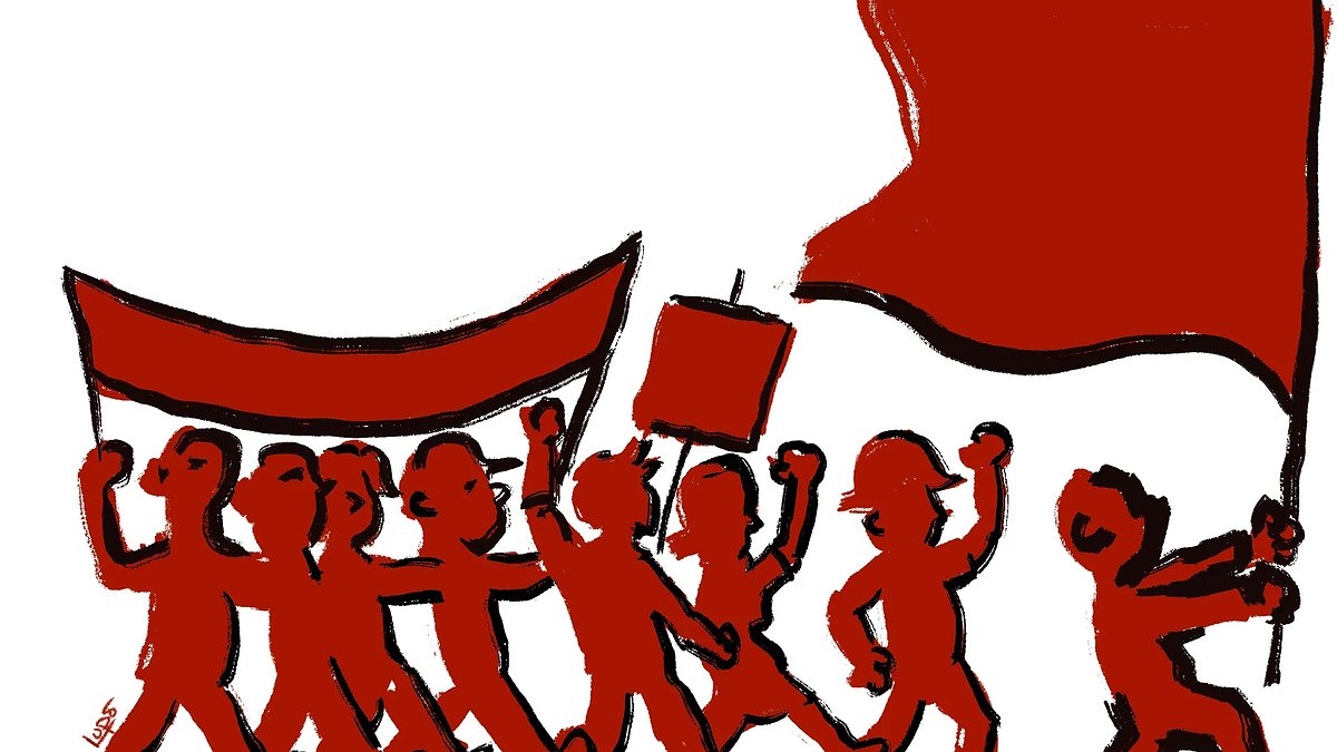 Illustration - Le capitalisme c'est la guerre, travailleurs du monde entier renversons-le !