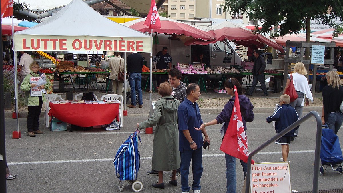 Illustration - Les militants de Lutte Ouvrière à votre rencontre