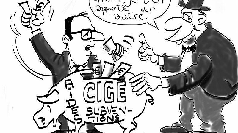 Illustration - Gauche contre droite ? non, travailleurs contre capitalistes !