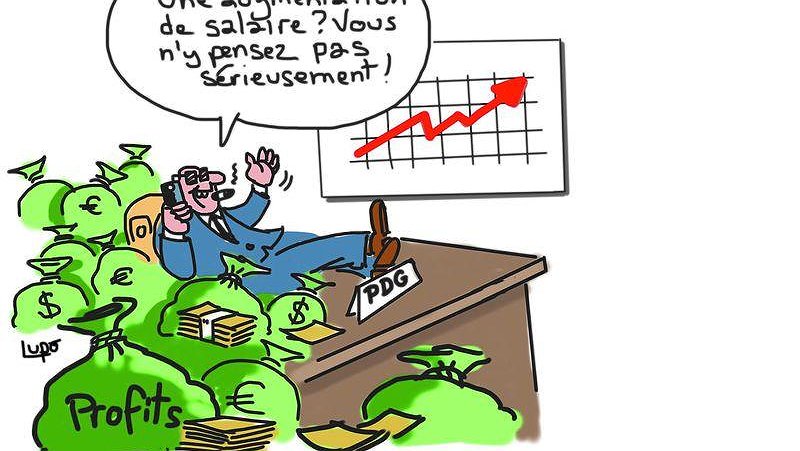 Illustration - il faut augmenter les salaires