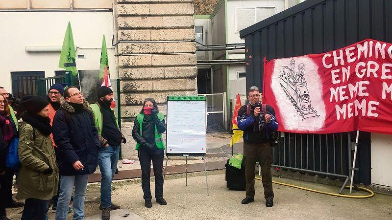 Illustration - Cheminot et candidat au Blanc-Mesnil