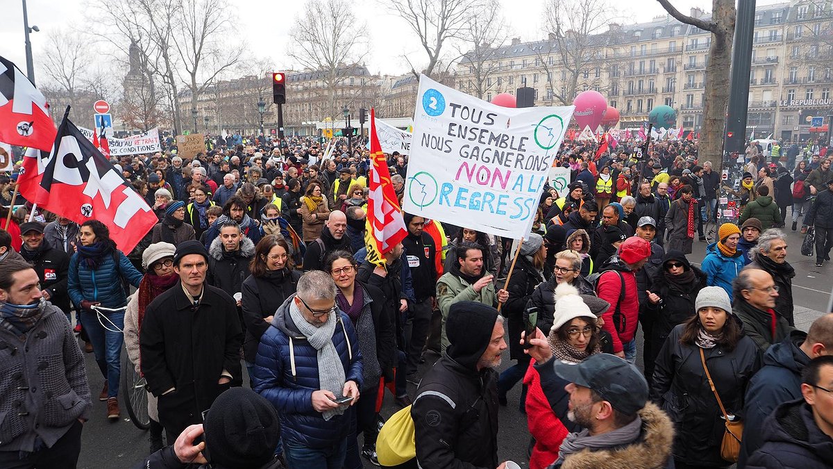 Illustration - Contre la réforme des retraites, le combat continue !