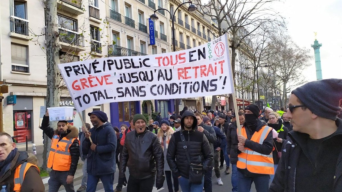 Illustration - la grève repart à la rentrée