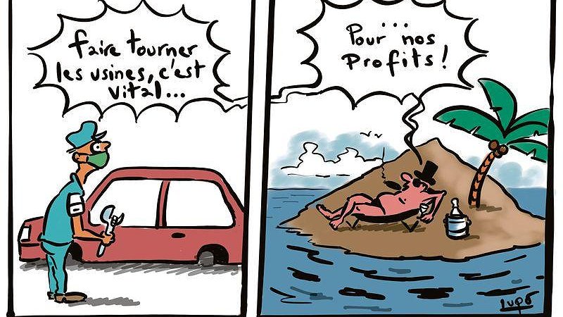 Illustration - sauver les profits à tout prix