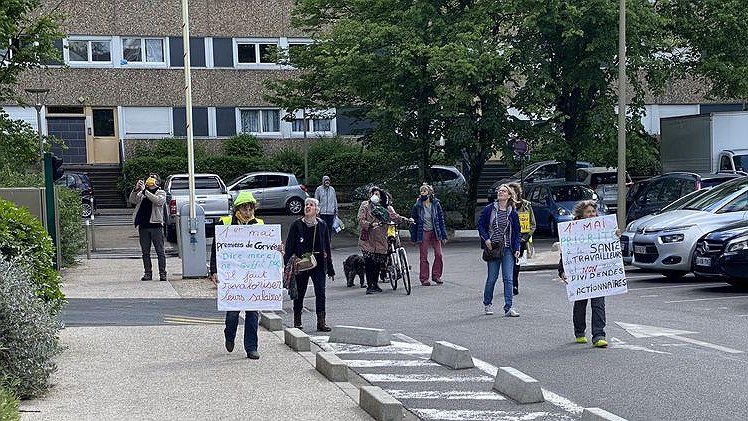 Illustration - les manifestants mis à l’amende