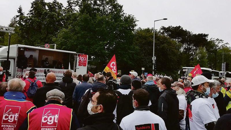 Illustration - rassemblement contre les attaques patronales