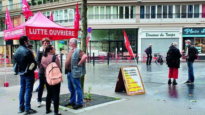 Illustration - Les militants de Lutte ouvrière à la rencontre des travailleurs